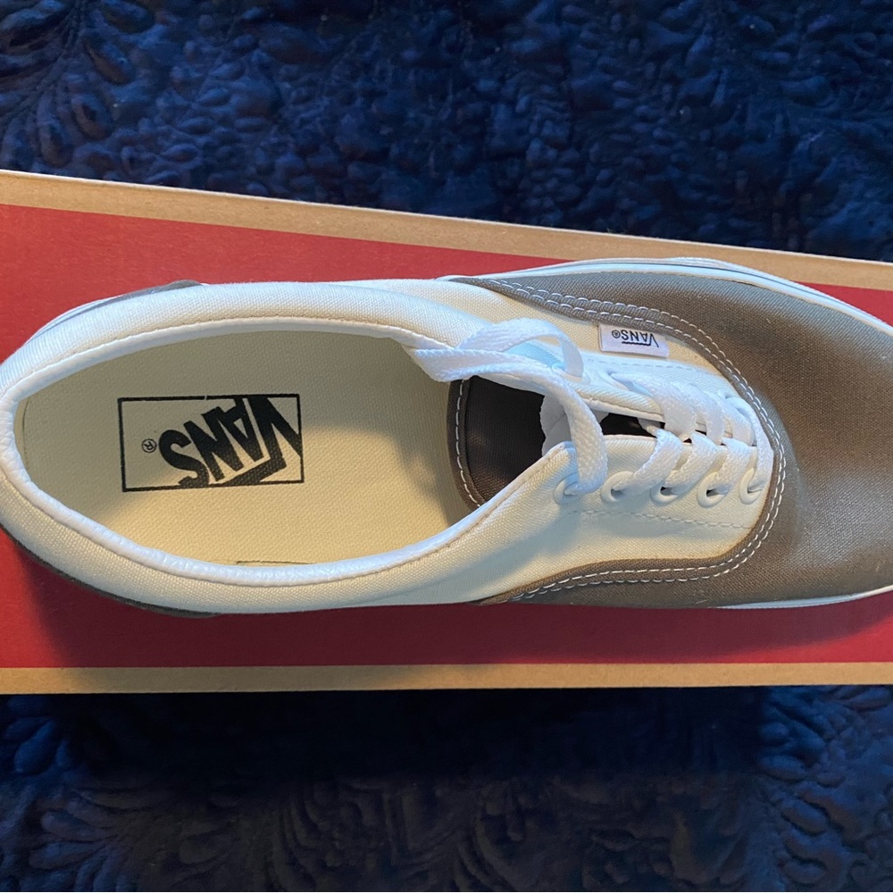 Vans Men's Boat Shoes - Tan and White - Picture 4 of 4